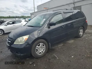 2007 Honda Odyssey EX-L z VIN 5FNRL38687B060922, wystawiony jako Copart lot #59032905 z przebiegiem 186 926 mil mil oraz Szkoda całkowita • Salvage title. Historia ofert i sprzedaży dostępna na DreamBid. Obrazek 1.