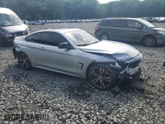2016 BMW 4 Series 435i xDrive with VIN WBA3R5C51GK374233, listed as a Copart auction lot 61510975 with 97,999 mi miles and Salvage title. Bid and sale history available at DreamBid. Image 4.