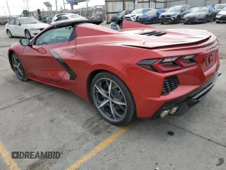 2021 Chevrolet Corvette 1LT with VIN 1G1YA3D41M5107008, listed as a Copart auction lot 83489444 with 23,484 mi miles and Salvage Title. Bid and sale history available at carsss.com. Image 2.