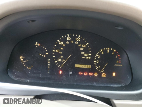 2001 Lexus RX 300 with VIN JTJHF10U610203659, listed as a Copart auction lot 41648775 with 194,629 mi miles and Salvage Title. Bid and sale history available at carsss.com. Image 9.