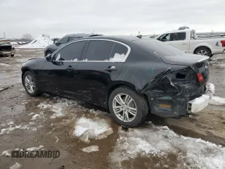 2012 Infiniti G25 x with VIN JN1DV6AR0CM860807, listed as a Copart auction lot 85808954 with 126,531 mi miles and Salvage Title. Bid and sale history available at DreamBid. Image 2.