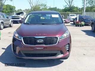 2019 Kia Sorento LX with VIN 5XYPGDA39KG576807, listed as a IAAI auction lot 42063866 with 53,899 mi miles. Bid and sale history available at carsss.com. Image 12.