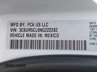 2022 Ram 2500 Tradesman с VIN 3C6UR5CL9NG222282, выставлен на аукционе IAAI как лот 42459340 с пробегом 39 616 миль миль и . История ставок и продаж доступна на DreamBid. Изображение 9.
