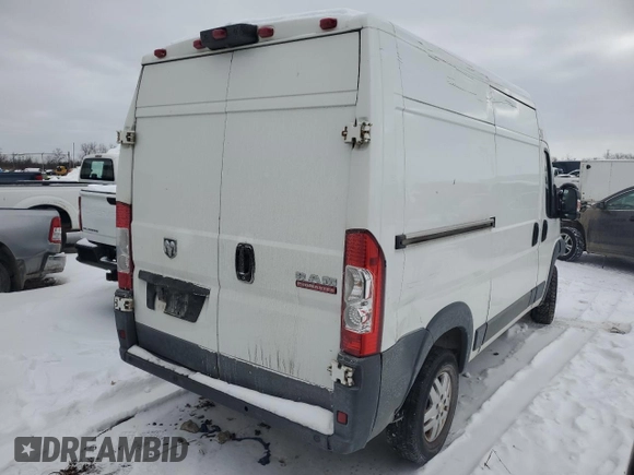 2014 Ram ProMaster Cargo with VIN 3C6TRVCG7EE103169, listed as a Copart auction lot 45550185 with Not Provided miles and Clean Title. Bid and sale history available at carsss.com. Image 3.