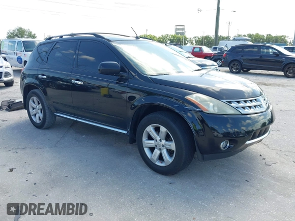 2007 Nissan Murano SL with VIN JN8AZ08T87W512528, listed as a IAAI auction lot 41940273 with 174,767 mi miles and . Bid and sale history available at carsss.com. Image 1.
