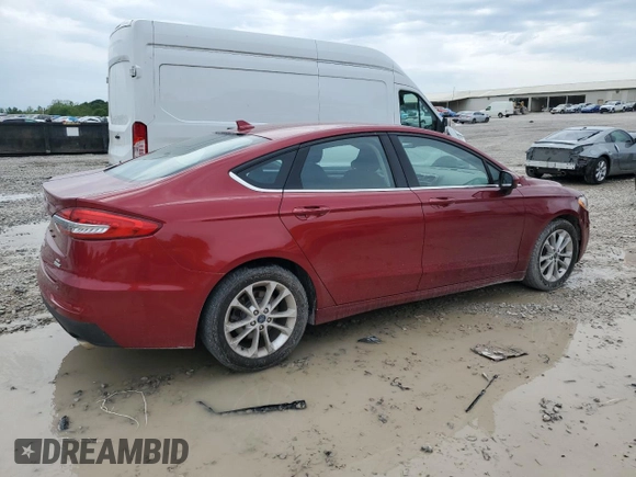 2019 Ford Fusion SE with VIN 3FA6P0HD3KR228841, listed as a Copart auction lot 53509655 with 111,984 mi miles and Salvage Title. Bid and sale history available at DreamBid. Image 3.