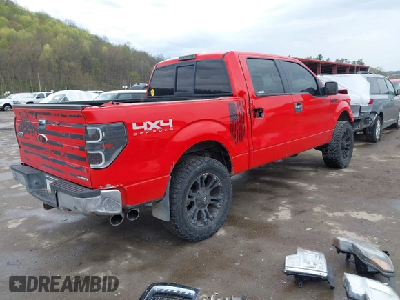 2011 Ford F-150 XL with VIN 1FTFW1EF7BFB97115, listed as a IAAI auction lot 41973403 with 112,056 mi miles. Bid and sale history available at carsss.com. Image 4.
