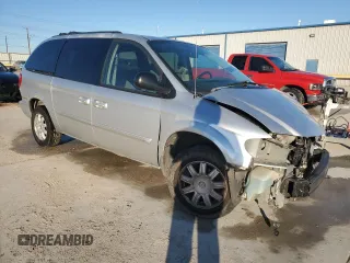 2007 Chrysler Town & Country LWB Touring with VIN 2A4GP54L57R258844, listed as a Copart auction lot 88351265 with 141,521 mi miles and Salvage Title. Bid and sale history available at carsss.com. Image 4.