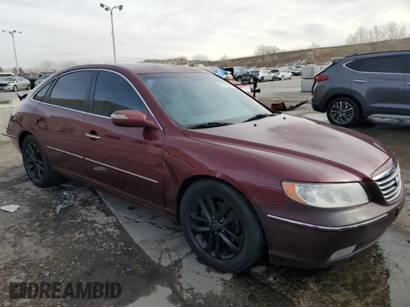 2009 Hyundai Azera Limited with VIN KMHFC46F49A358970, listed as a Copart auction lot 82125714 with 208,090 mi miles and Salvage Title. Bid and sale history available at DreamBid. Image 4.