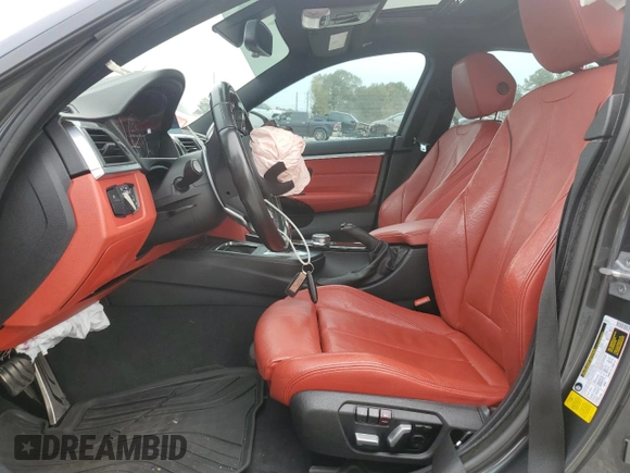 2018 BMW 4 Series 440i with VIN WBA4J5C51JBF07689, listed as a Copart auction lot 79044244 with 138,562 mi miles and Salvage Title. Bid and sale history available at DreamBid. Image 7.