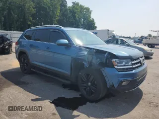 2019 Volkswagen Atlas SE with VIN 1V2UR2CA1KC511109, listed as a Copart auction lot 61486975 with 165,182 mi miles and Salvage title. Bid and sale history available at DreamBid. Image 4.