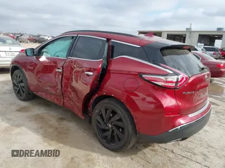2017 Nissan Murano SV with VIN 5N1AZ2MGXHN156862, listed as a IAAI auction lot 41761375 with 8,430 mi miles. Bid and sale history available at carsss.com. Image 3.