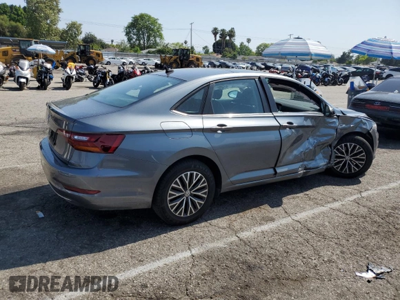 2019 Volkswagen Jetta SEL with VIN 3VWE57BU9KM101597, listed as a Copart auction lot 60262205 with 82,685 mi miles and Salvage title. Bid and sale history available at DreamBid. Image 3.