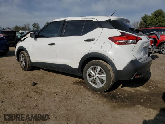 2020 Nissan Kicks S with VIN 3N1CP5BV7LL536050, listed as a Copart auction lot 49754775 with 85,454 mi miles and Salvage Title. Bid and sale history available at carsss.com. Image 2.