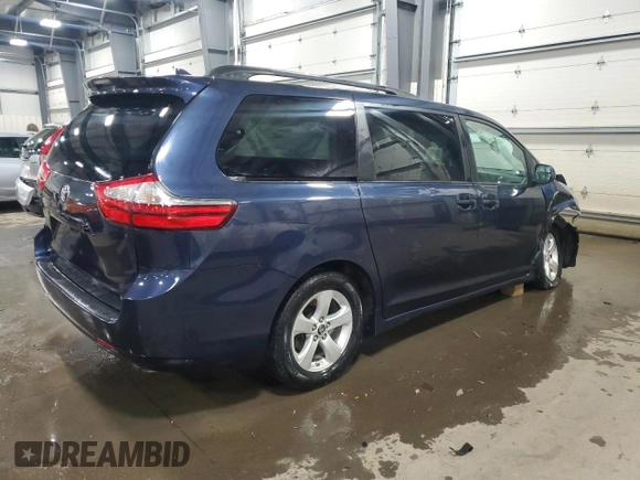 2018 Toyota Sienna LE Auto Access Seat with VIN 5TDKZ3DC5JS903117, listed as a Copart auction lot 46122665 with 83,851 mi miles and Salvage Title. Bid and sale history available at carsss.com. Image 3.
