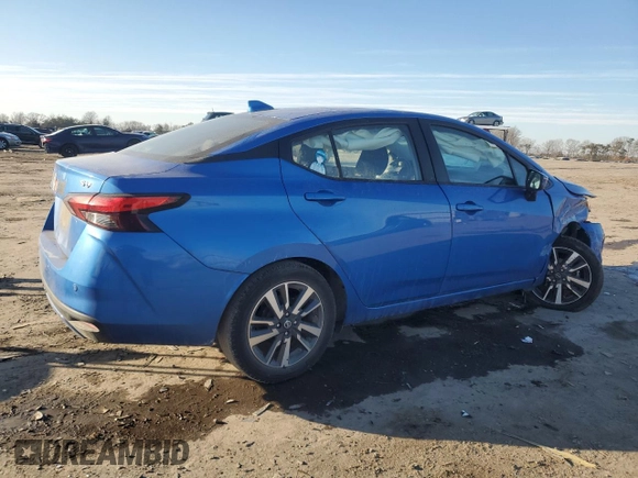 2021 Nissan Versa SV with VIN 3N1CN8EV6ML843925, listed as a Copart auction lot 42433545 with 108,224 mi miles and Salvage Title. Bid and sale history available at DreamBid. Image 3.
