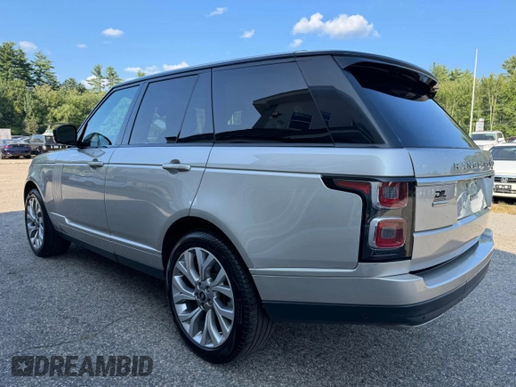2018 Land Rover Range Rover with VIN SALGS2REXJA505213, listed as a Copart auction lot 69312894 with 92,526 mi miles and Clean title. Bid and sale history available at DreamBid. Image 3.
