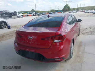 2019 Hyundai Elantra SEL with VIN KMHD84LF6KU780451, listed as a IAAI auction lot 41684867 with 119,631 mi miles. Bid and sale history available at carsss.com. Image 4.