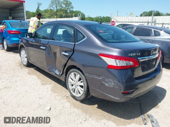 2014 Nissan Sentra S with VIN 3N1AB7AP9EY331677, listed as a IAAI auction lot 41991183 with 138,230 mi miles and . Bid and sale history available at DreamBid. Image 3.