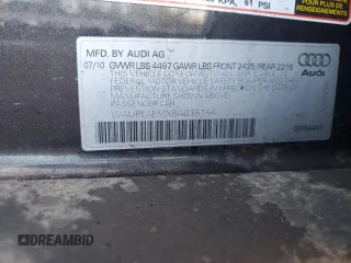 2011 Audi A3 Premium Plus z VIN WAUPEAFMXBA035154, wystawiony jako Copart lot #48960765 z przebiegiem 184 973 mil mil oraz Szkoda całkowita • Salvage title. Historia ofert i sprzedaży dostępna na DreamBid. Obrazek 12.