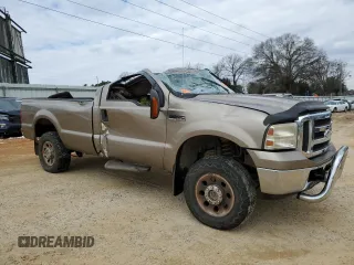 2005 Ford F-250 XL with VIN 1FTNF21565EC22272, listed as a Copart auction lot 88676455 with Not Provided miles and Salvage Title. Bid and sale history available at DreamBid. Image 4.