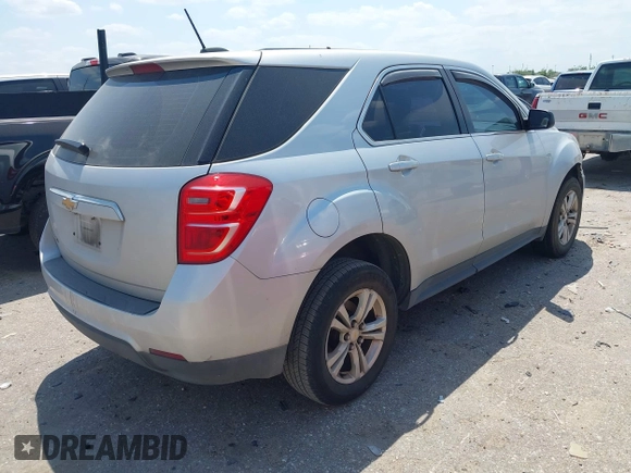 2017 Chevrolet Equinox LS z VIN 2GNALBEK3H1550771, wystawiony jako IAAI lot #42053043 z przebiegiem 117 426 mil mil oraz . Historia ofert i sprzedaży dostępna na DreamBid. Obrazek 4.