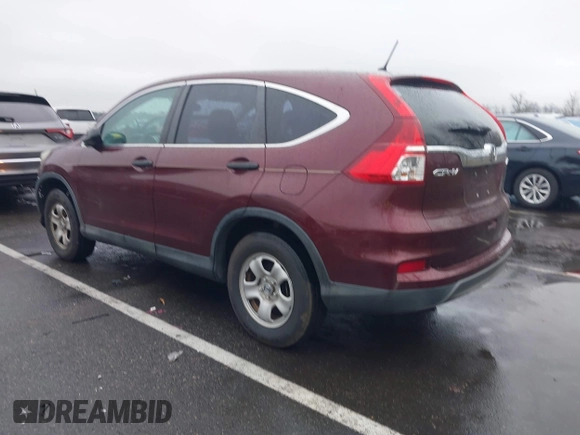 2015 Honda CR-V LX with VIN 2HKRM4H37FH695347, listed as a IAAI auction lot 41124018 with 117,400 mi miles and . Bid and sale history available at DreamBid. Image 3.