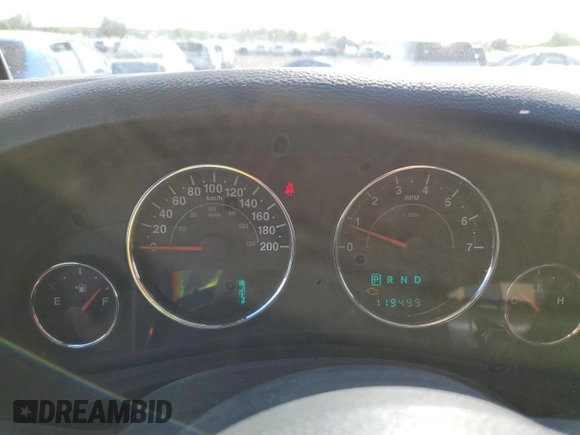 2013 Jeep Wrangler Sahara with VIN 1C4AJWBG0DL517849, listed as a Copart auction lot 58392505 with 119,499 mi miles and Clean title. Bid and sale history available at DreamBid. Image 9.