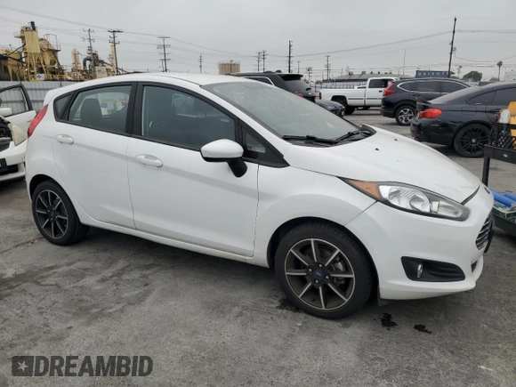 2017 Ford Fiesta SE with VIN 3FADP4EJ4HM159656, listed as a Copart auction lot 52824845 with 27,686 mi miles and Salvage Title. Bid and sale history available at carsss.com. Image 4.