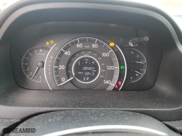 2016 Honda CR-V EX-L with VIN 2HKRM3H71GH524365, listed as a Copart auction lot 49583335 with 85,804 mi miles and Salvage Title. Bid and sale history available at carsss.com. Image 9.