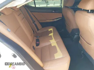 2015 Lexus IS 350 with VIN JTHBE1D21F5014656, listed as a IAAI auction lot 42554384 with 125,886 mi miles and . Bid and sale history available at DreamBid. Image 8.