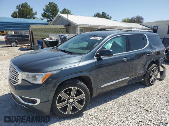 2019 GMC Acadia Denali with VIN 1GKKNXLS1KZ242671, listed as a Copart auction lot 52595325 with 54,411 mi miles and Salvage Title. Bid and sale history available at carsss.com. Image 1.