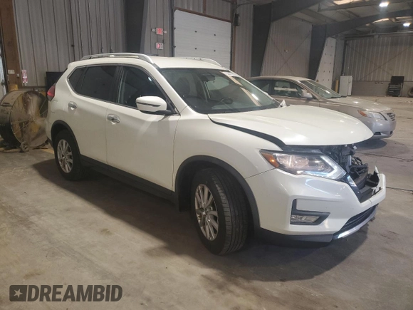 2017 Nissan Rogue SV with VIN KNMAT2MV5HP598196, listed as a Copart auction lot 54472905 with 97,012 mi miles and Salvage Title. Bid and sale history available at carsss.com. Image 4.