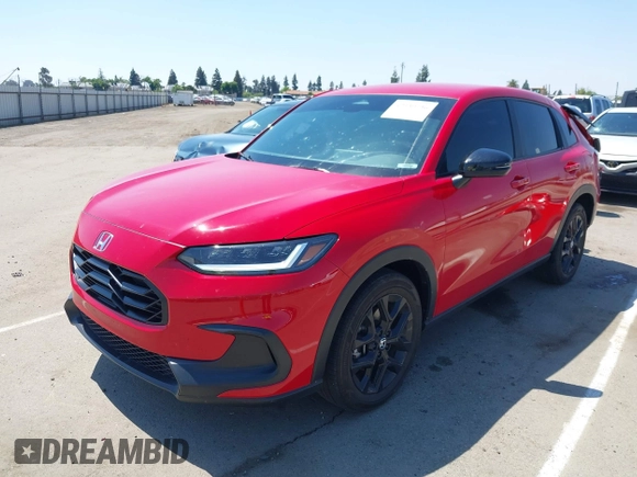 2024 Honda HR-V Sport with VIN 3CZRZ2H53RM728067, listed as a IAAI auction lot 42139736 with 24,451 mi miles and . Bid and sale history available at DreamBid. Image 2.