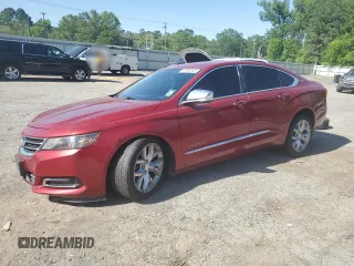 2015 Chevrolet Impala LTZ with VIN 1G1165S35FU104081, listed as a Copart auction lot 52936345 with 185,366 mi miles and Salvage Title. Bid and sale history available at DreamBid. Image 1.