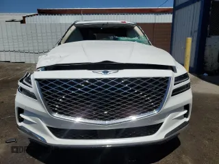 2024 Genesis GV80 z VIN KMUHCESC8RU195038, wystawiony jako Copart lot #56411185 z przebiegiem 25 454 mil mil oraz Szkody całkowita. Historia ofert i sprzedaży dostępna na DreamBid. Obrazek 5.