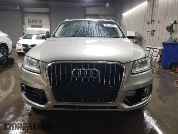2015 Audi Q5 Premium Plus with VIN WA1LFAFP6FA099393, listed as a Copart auction lot 45502665 with 166,379 mi miles and Salvage title. Bid and sale history available at DreamBid. Image 5.