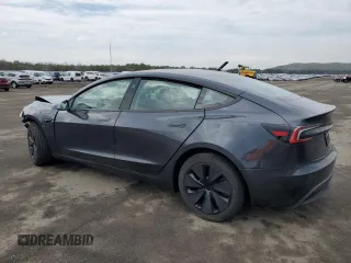 2025 Tesla Model 3 Long Range with VIN 5YJ3E1EB3SF975742, listed as a Copart auction lot 53003905 with 639 mi miles and Salvage title. Bid and sale history available at DreamBid. Image 2.
