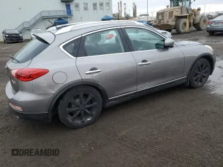 2008 Infiniti EX Journey with VIN JNKAJ09F28M362682, listed as a Copart auction lot 54152355 with 233,835 mi miles and Salvage title. Bid and sale history available at DreamBid. Image 3.