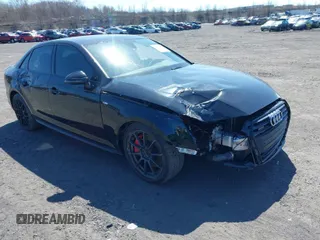 2018 Audi A4 Premium Plus z VIN WAUENAF45JA054698, wystawiony jako IAAI lot #42008948 z przebiegiem 99 356 mil mil oraz . Historia ofert i sprzedaży dostępna na DreamBid. Obrazek 1.
