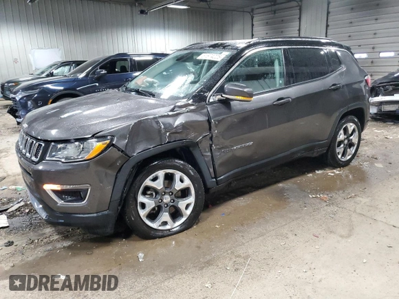 2018 Jeep Compass Limited с VIN 3C4NJDCB8JT454542, выставлен на аукционе Copart как лот 51874225 с пробегом 71 681 миль миль и На запчасти • Non repairable. История ставок и продаж доступна на DreamBid. Изображение 1.