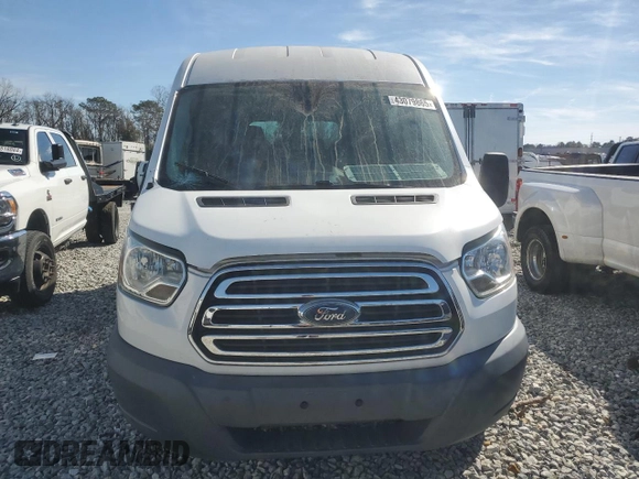 2015 Ford Transit Passenger XL with VIN 1FBAX2CM1FKB00328, listed as a Copart auction lot 43079865 with 55,851 mi miles and Salvage Title. Bid and sale history available at carsss.com. Image 5.