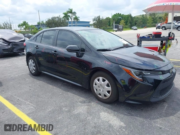 2020 Toyota Corolla L with VIN JTDDPRAE4LJ081658, listed as a IAAI auction lot 41951120 with 34,754 mi miles. Bid and sale history available at carsss.com. Image 1.