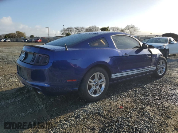 2013 Ford Mustang V6 with VIN 1ZVBP8AM2D5232027, listed as a Copart auction lot 49652665 with Not provided miles and Salvage title. Bid and sale history available at DreamBid. Image 3.