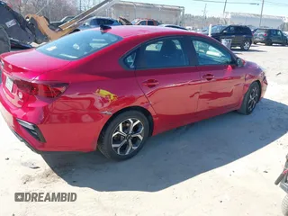 2020 Kia Forte LXS with VIN 3KPF24AD8LE182202, listed as a IAAI auction lot 41853208 with 128,502 mi miles. Bid and sale history available at carsss.com. Image 4.