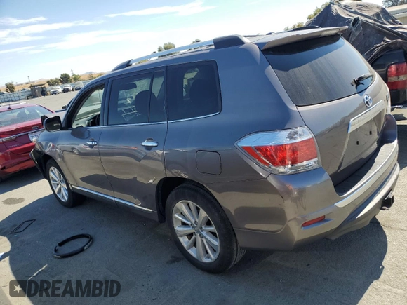 2013 Toyota Highlander Hybrid Limited with VIN JTEDC3EH5D2011963, listed as a Copart auction lot 72284334 with 150,804 mi miles and Salvage Title. Bid and sale history available at carsss.com. Image 2.