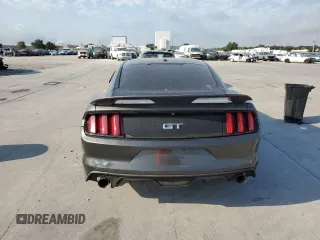 2015 Ford Mustang GT with VIN 1FA6P8CF6F5350142, listed as a Copart auction lot 75857324 with Not Provided miles and Salvage Title. Bid and sale history available at carsss.com. Image 6.