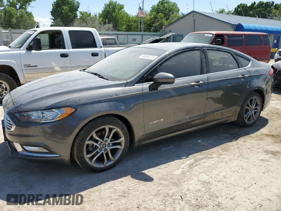 2017 Ford Fusion Hybrid SE с VIN 3FA6P0LU2HR258767, выставлен на аукционе Copart как лот 58069375 с пробегом 152 049 миль миль и Списание • Salvage title. История ставок и продаж доступна на DreamBid. Изображение 1.