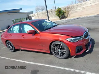 2021 BMW 3 Series 330i with VIN 3MW5R1J02M8B52337, listed as a IAAI auction lot 41610136 with 1 mi miles. Bid and sale history available at carsss.com. Image 14.