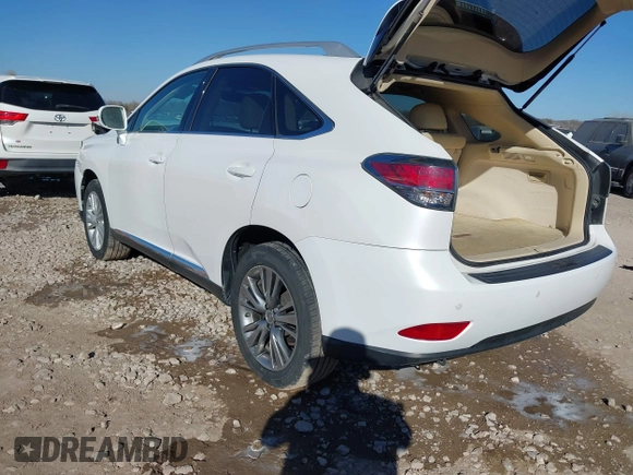 2013 Lexus RX 350 with VIN 2T2ZK1BA2DC107605, listed as a IAAI auction lot 41633895 with 149,527 mi miles and . Bid and sale history available at DreamBid. Image 3.